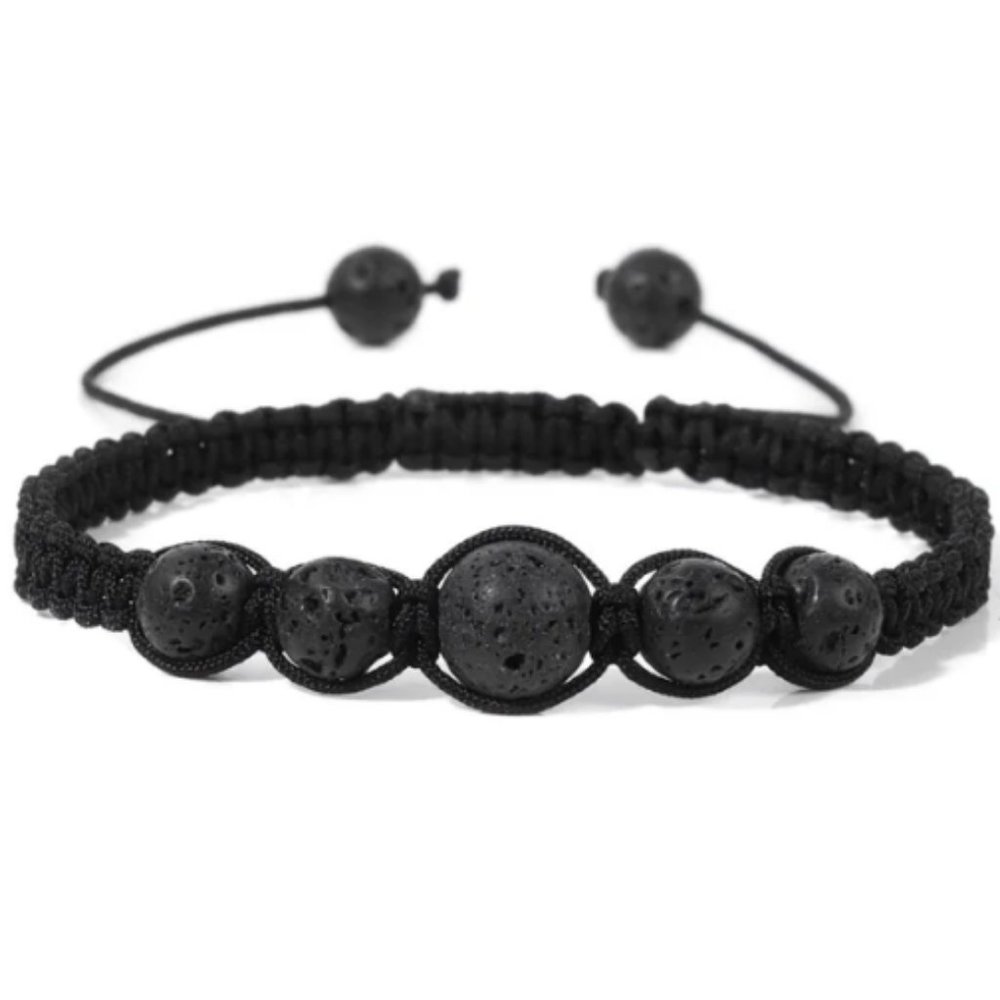 Lava Bracelet,Gemstone Bracelet,Drawstring Bracelet,Shamballa Bracelet,Gift